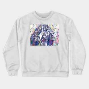 CAPTAIN BEEFHEART watercolor and ink portrait.2 Crewneck Sweatshirt